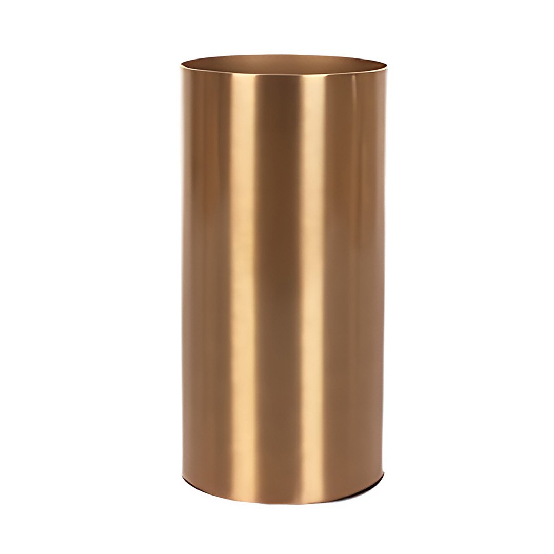ANYDECO 16cm Maxery Gold Iron Flower Vase, Tabletop Modern Home Decor Metal Ornament