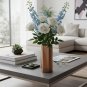ANYDECO 16cm Maxery Gold Iron Flower Vase, Tabletop Modern Home Decor Metal Ornament