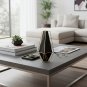 ANYDECO 34cm Gold Black Luxury Tabletop Decor, Modern Metal Home Ornament