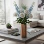 ANYDECO 30cm Maxery Gold Iron Flower Vase, Tabletop Modern Home Decor Metal Ornament