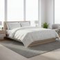 ANYHOUZ Breathable Reversible Comforter with Ultra-soft Cotton Cover for All-season Comfort