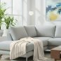 Anycozy White Faux Cashmere Throw Blanket Sofa Cover 150x230cm