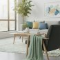 Anycozy Gray Faux Cashmere Throw Blanket Diamond Knit 130x180cm