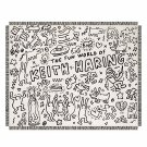 Anycozy Jacquard Graffiti Throw Blanket Sofa Bed Cover Tapestry