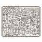 Anycozy Jacquard Graffiti Throw Blanket Sofa Bed Cover Tapestry
