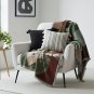 Anycozy Brown Faux Cashmere Throw Blanket, Cartoon Sofa Cover 180x260cm