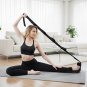 Anyfit Yoga Band Stretcher Solid Black Strap Resistance Belt Pilates Exercise Stretcher Fitness Tool