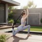 Anyfit Yoga Band Stretcher Solid Black Strap Resistance Belt Pilates Exercise Stretcher Fitness Tool