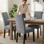 Anyseat Grey Stone Chair Cover, Elastic Anti-Dirt Protector for Dining & Events