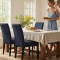 Anyseat Navy Chair Cover, Waterproof Elastic Anti-Dirt for Dining & Events