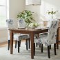 Anyseat White Chair Cover with Blue Butterfly, Elastic Anti-Dirt for Dining & Events