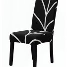 Anyseat Black Chair Cover with Linear Design, Elastic Anti-Dirt for Dining & Events Anyseat Black Chair Cover with Linear Design, Elastic Anti-Dirt for Dining & Events