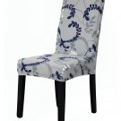 Anyseat Grey Chair Cover with Leaf Vine Design, Elastic Anti-Dirt for Dining & Events Anyseat Grey Chair Cover with Leaf Vine Design, Elastic Anti-Dirt for Dining & Events