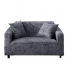 Anyseat 2-Seater Sofa Cover Marble Gray, Elastic Stretch Slipcover for Living Room