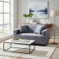 Anyseat 2-Seater Sofa Cover Marble Gray, Elastic Stretch Slipcover for Living Room