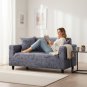 Anyseat 2-Seater Sofa Cover Marble Gray, Elastic Stretch Slipcover for Living Room