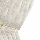 Anydrape White Sheer Curtain, Grommet, Hooks, Pencil Pleat & Rod Pocket Window Drapes