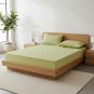 Anycozy Green Mattress Cover 180x200cm, Cotton Quilted Anti-Bacterial Protector
