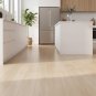 ANYHOUZ 5pcs Vinyl Floor Tile Natural Oak Wood Grain Waterproof