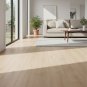 ANYHOUZ 5pcs Vinyl Floor Tile Natural Oak Wood Grain Waterproof