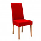 Anyseat Chair Cover Red Velvet Plush Stretch Slipcover for Dining Kitchen Anyseat Chair Cover Red Velvet Plush Stretch Slipcover for Dining Kitchen