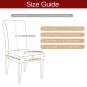 Anyseat Chair Cover Red Velvet Plush Stretch Slipcover for Dining Kitchen