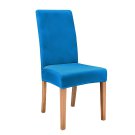Anyseat Chair Cover Blue Velvet Plush Stretch Slipcover for Dining Kitchen Anyseat Chair Cover Blue Velvet Plush Stretch Slipcover for Dining Kitchen