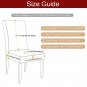 Anyseat Chair Cover Rose Red Velvet Plush Stretch Slipcover for Dining