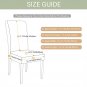 Anyseat Chair Cover Light Green Velvet Plush Slipcover for Dining Kitchen