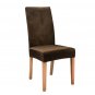 Anyseat Chair Cover Coffee Velvet Plush Slipcover for Dining Kitchen