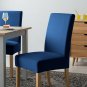 Anyseat Chair Cover Navy Velvet Plush Slipcover for Dining Kitchen