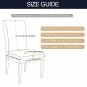 Anyseat Chair Cover Dark Navy Velvet Plush Slipcover for Dining Kitchen