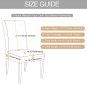 Anyseat Chair Cover Light Grey Velvet Plush Slipcover for Dining Kitchen