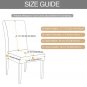 Anyseat Chair Cover Grey Velvet Plush Slipcover for Dining Kitchen