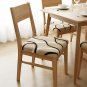 Anyseat Chair Cover Light Beige Brown White Wave Pattern Stretch Seat Cover Washable