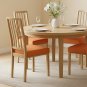 Anyseat Chair Cover Plain Orange Stretch Seat Cover for Home Dinning Kitchen Washable Removable