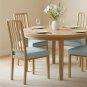 Anyseat Chair Cover Plain Lake Blue Stretch Seat Cover for Home Dinning Kitchen Washable Removable