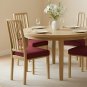 Anyseat Chair Cover Plain Wine Red Stretch Seat Cover for Home Dinning Kitchen Washable Removable