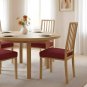 Anyseat Chair Cover Plain Wine Red Stretch Seat Cover for Home Dinning Kitchen Washable Removable