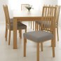 Anyseat Chair Cover Plain Grey Stretch Seat Cover for Home Dinning Kitchen Washable Removable