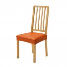Anyseat Orange PU Leather Chair Cover, Slipcover for Dining, Kitchen & Banquet Use Anyseat Orange PU Leather Chair Cover, Slipcover for Dining, Kitchen & Banquet Use