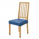Anyseat Blue PU Leather Chair Cover, Slipcover for Dining, Kitchen & Banquet Use Anyseat Blue PU Leather Chair Cover, Slipcover for Dining, Kitchen & Banquet Use