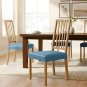Anyseat Lake Blue PU Leather Chair Cover, Slipcover for Dining, Kitchen & Banquet Use
