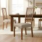 Anyseat Beige PU Leather Chair Cover, Slipcover for Dining, Kitchen & Banquet Use