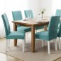 Anyseat Blue Corn Kernels Chair Cover, Waterproof Stretch Slipcover for Dining Room