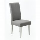 Anyseat Grey Corn Kernels Chair Cover, Waterproof Stretch Slipcover for Dining Anyseat Grey Corn Kernels Chair Cover, Waterproof Stretch Slipcover for Dining