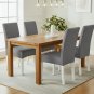 Anyseat Grey Corn Kernels Chair Cover, Waterproof Stretch Slipcover for Dining