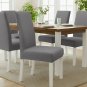Anyseat Grey Corn Kernels Chair Cover, Waterproof Stretch Slipcover for Dining