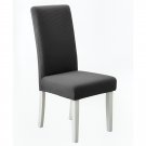 Anyseat Dark Grey Corn Kernels Chair Cover, Waterproof Stretch Slipcover for Dining Anyseat Dark Grey Corn Kernels Chair Cover, Waterproof Stretch Slipcover for Dining