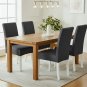 Anyseat Dark Grey Corn Kernels Chair Cover, Waterproof Stretch Slipcover for Dining